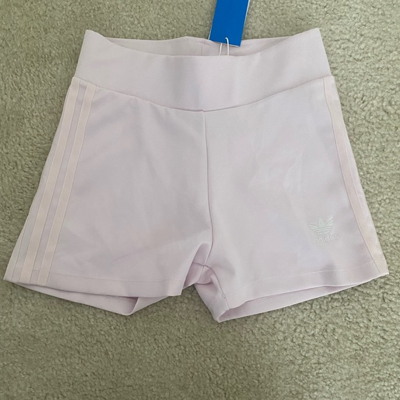 ADIDAS NWT Small Women's Almost Pink Hyperglam Training Shorts - Picture 3 of 7